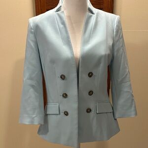 White House Black Market Sky Blue Jacket- size 4